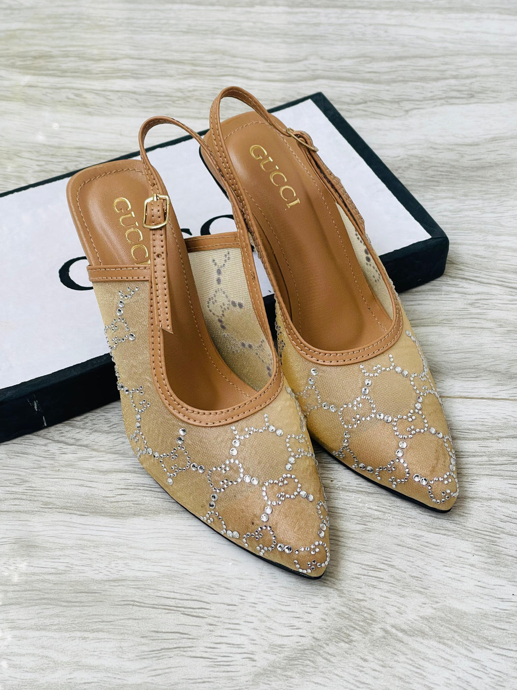 GUCCI STONE HEEL