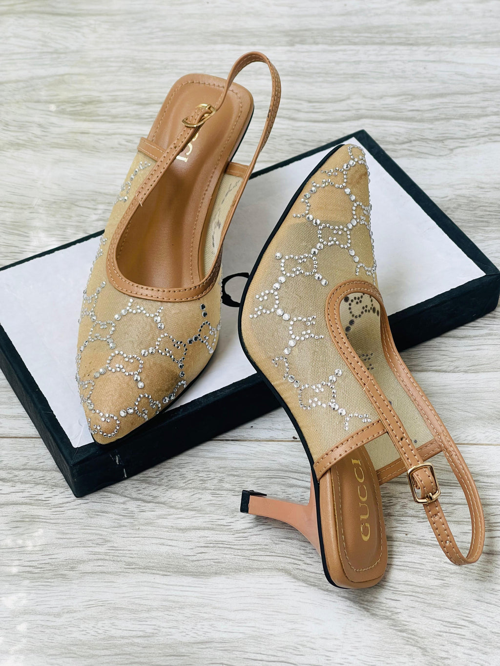 GUCCI STONE HEEL