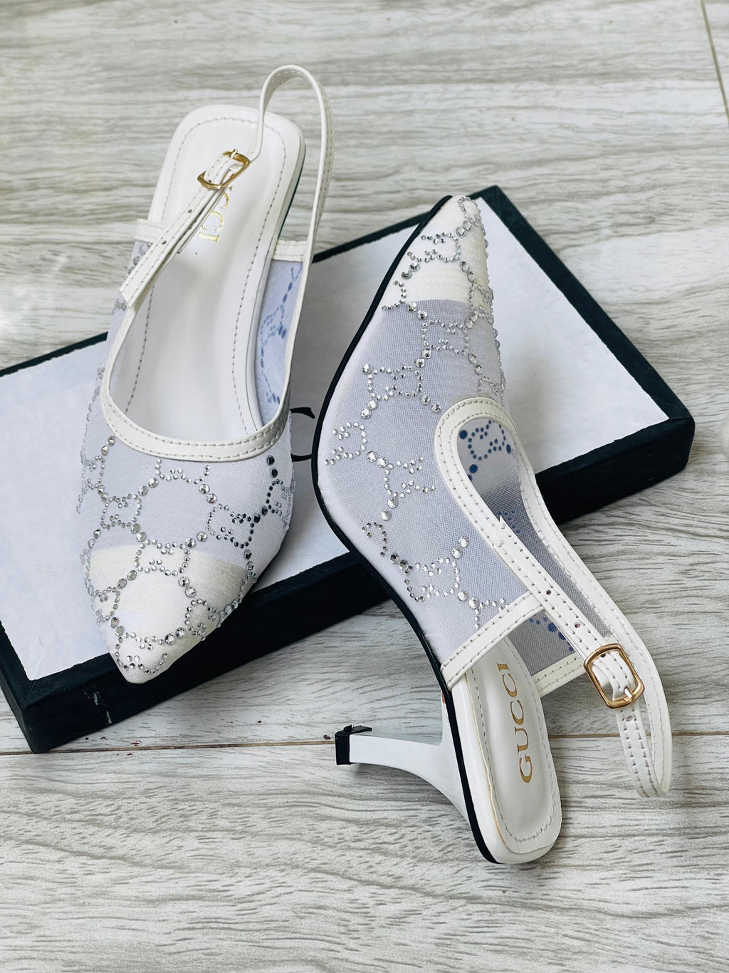 GUCCI STONE HEEL