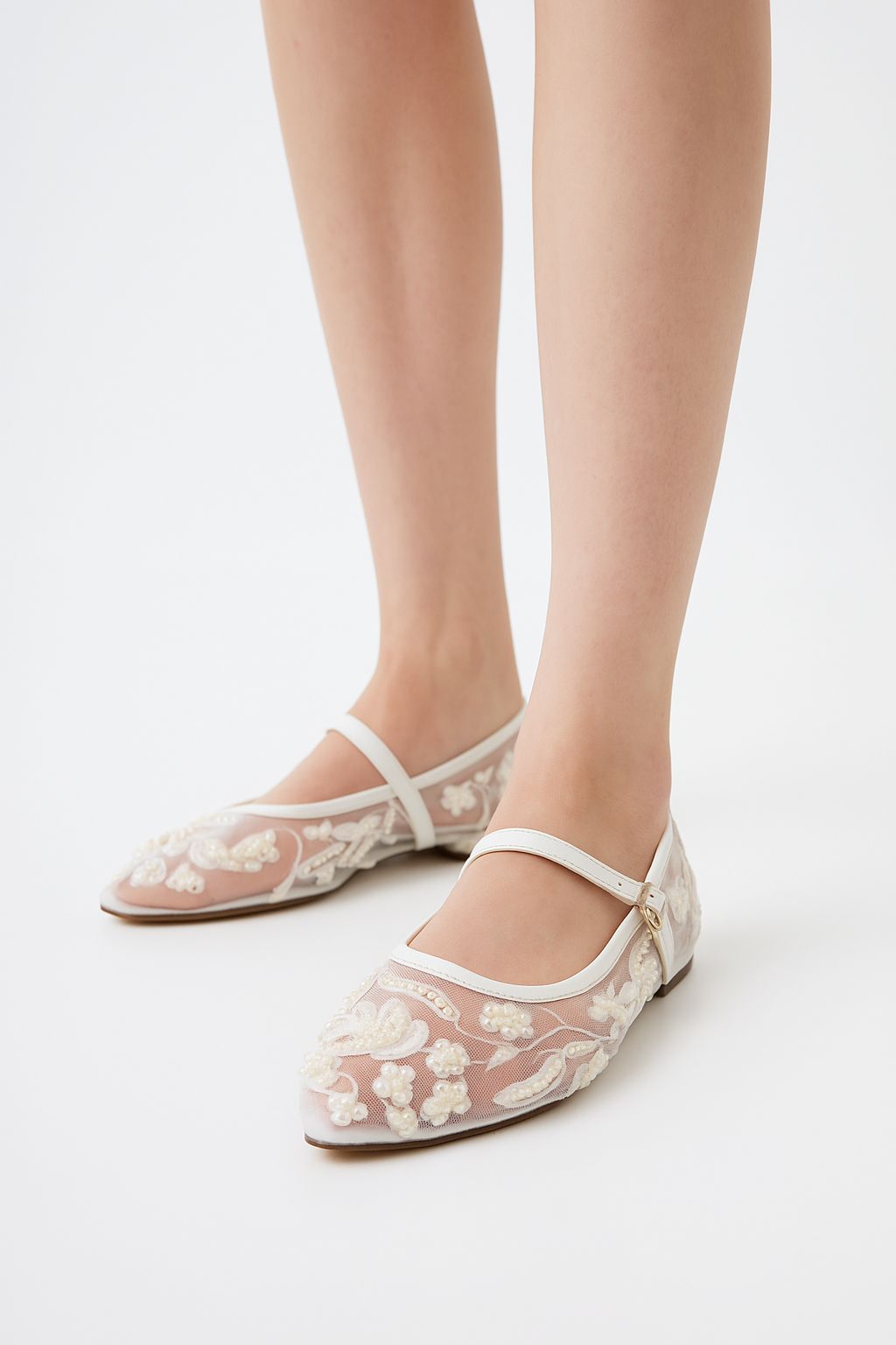 ZARA EMBROIDERED PUMPS