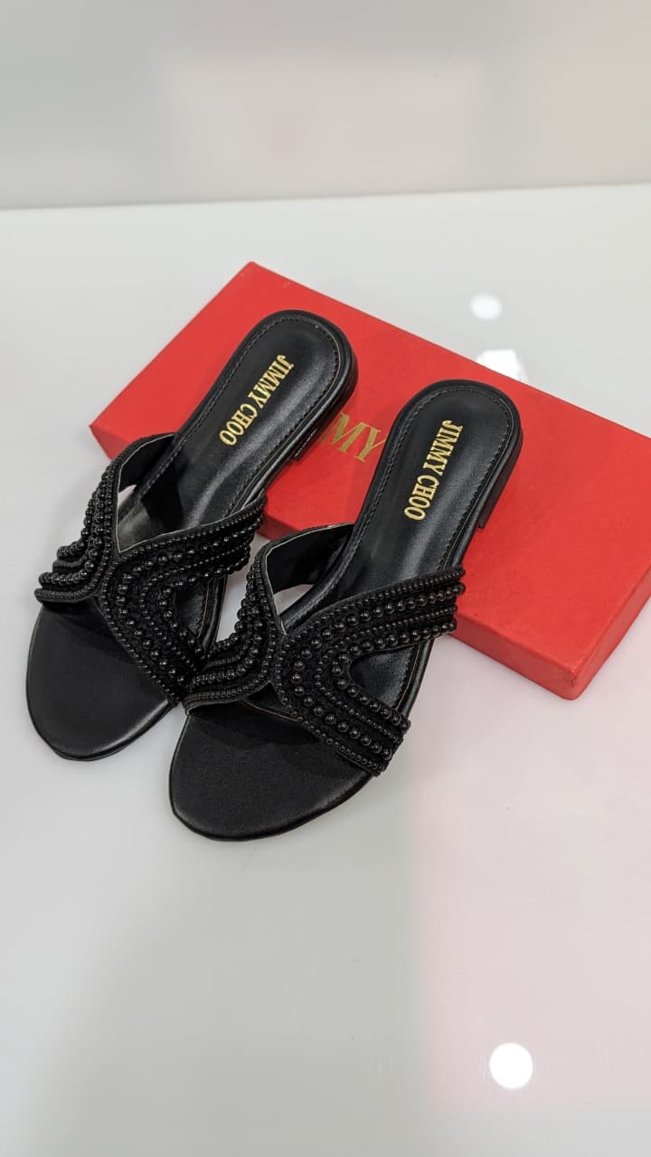 Jimmy Choo Pearl Slippers