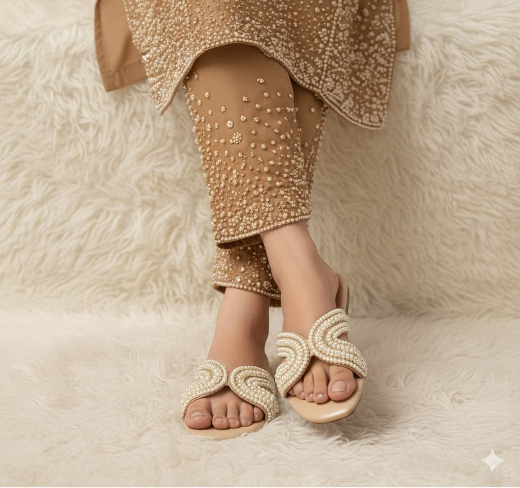 Jimmy Choo Pearl Slippers