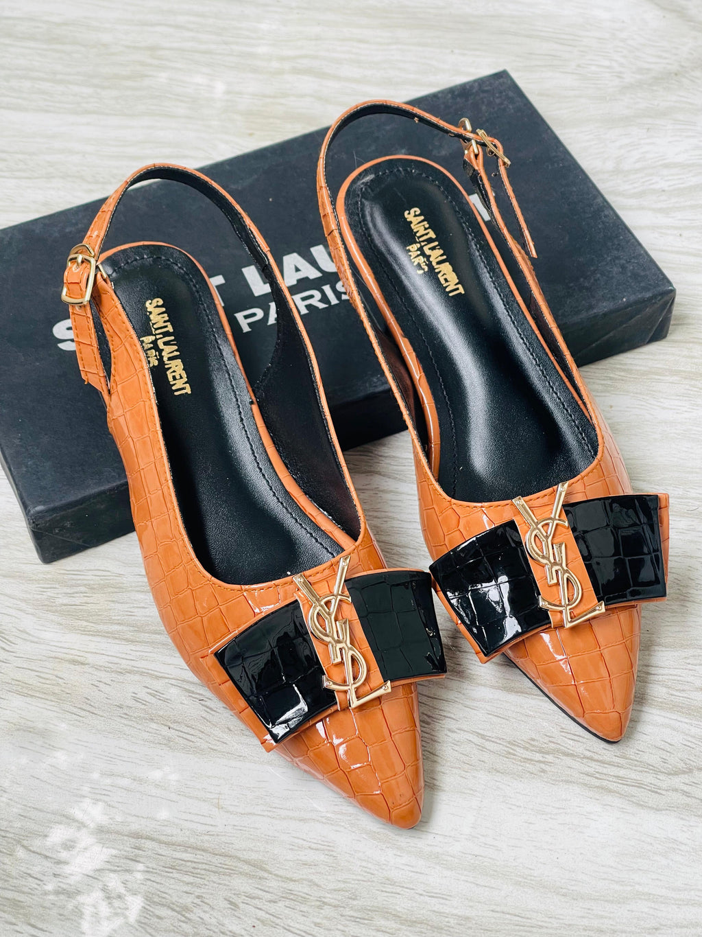 NEW ARRIVAL YSL FLAT PUMPS