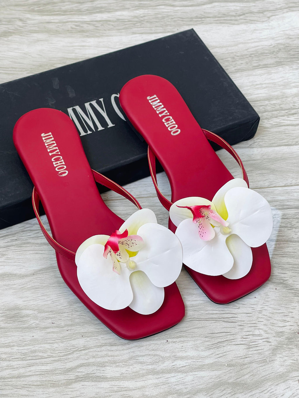 JIMMY CHOO ORCHID FLATS