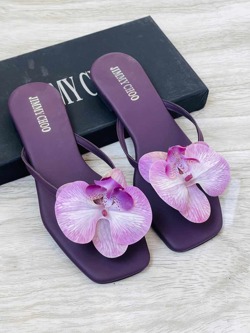 JIMMY CHOO ORCHID FLATS