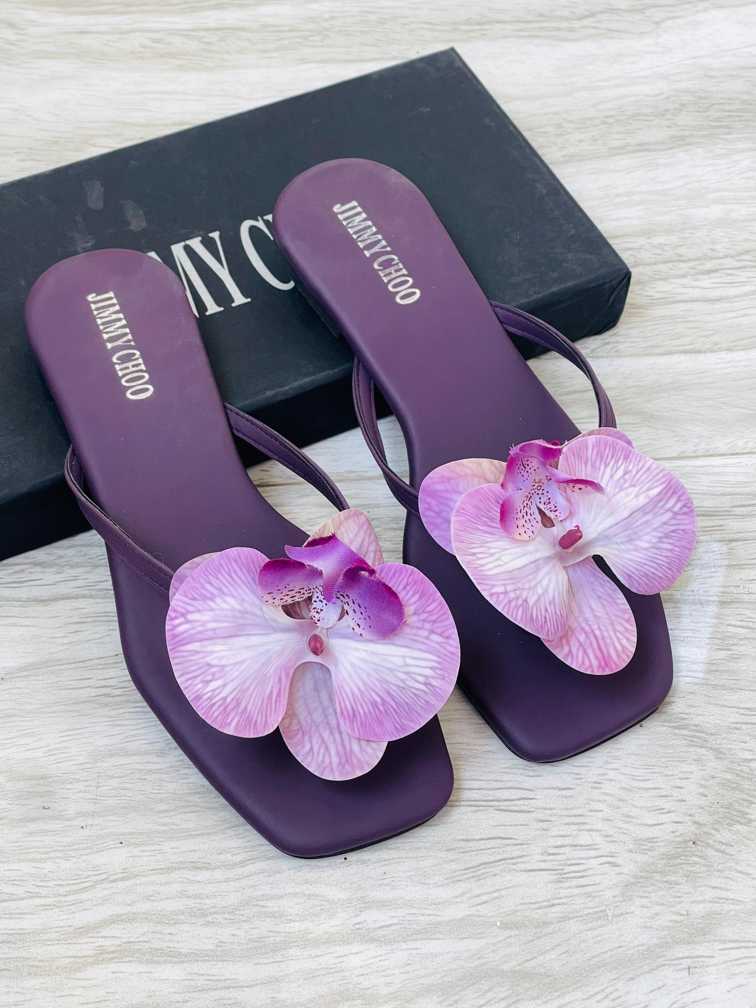 JIMMY CHOO ORCHID FLATS
